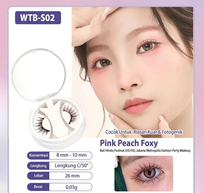 Natural Thick Portable Adhesive Free Eyelash Magnetic Suction Eyelash Style