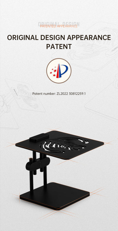 MHW-3BOMBER Adjustable Height Coffee Weighing Rack with Silicone Non-slip Base Electronic Scale Stand Waterproof Barista Tools